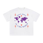 Tiny Soul in a Big World Abstract Graphic Tee-INNBLAC Fashion Apparel