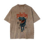 Tis the Season Graphic Washed Tee-INNBLAC Fashion Apparel