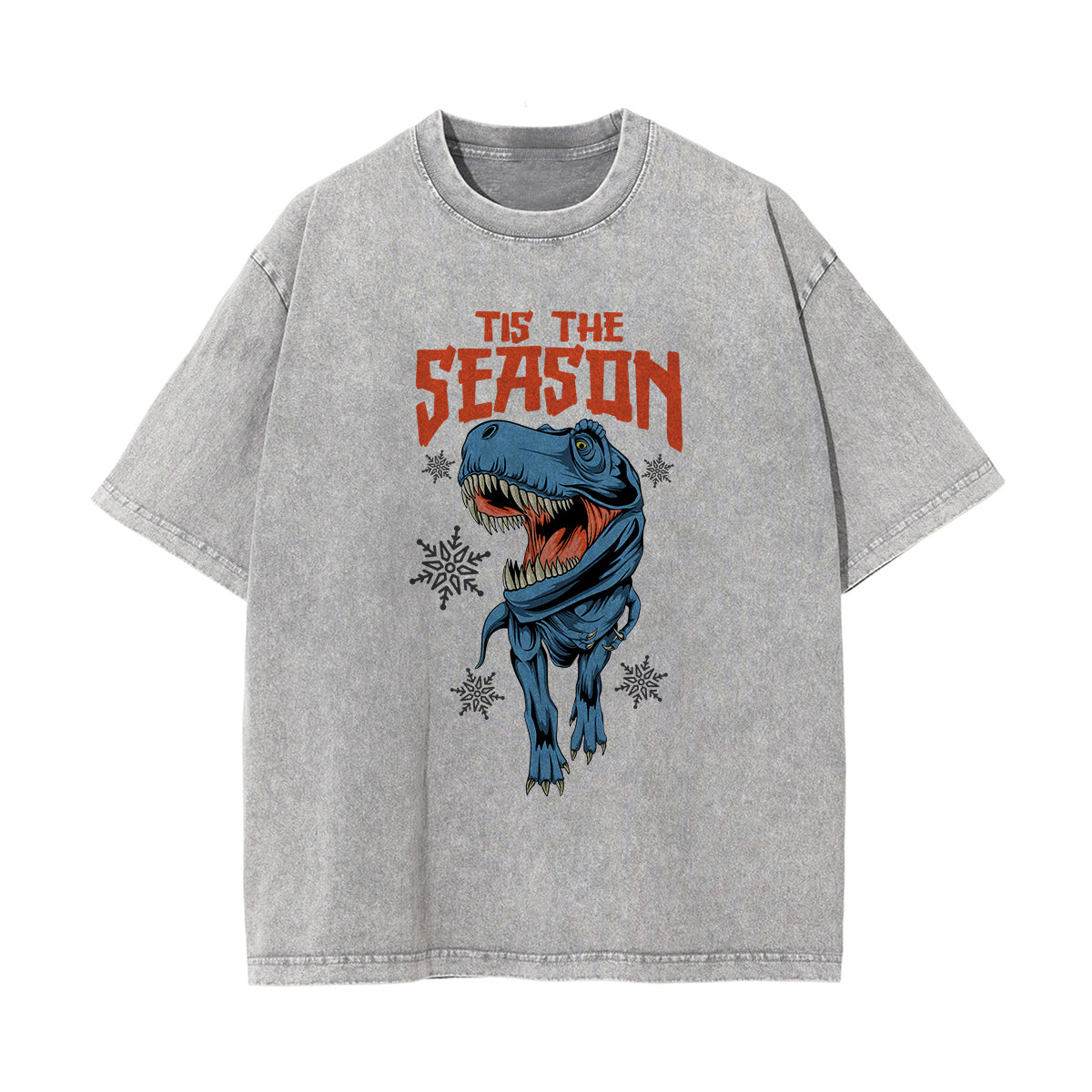 Tis the Season Graphic Washed Tee-INNBLAC Fashion Apparel
