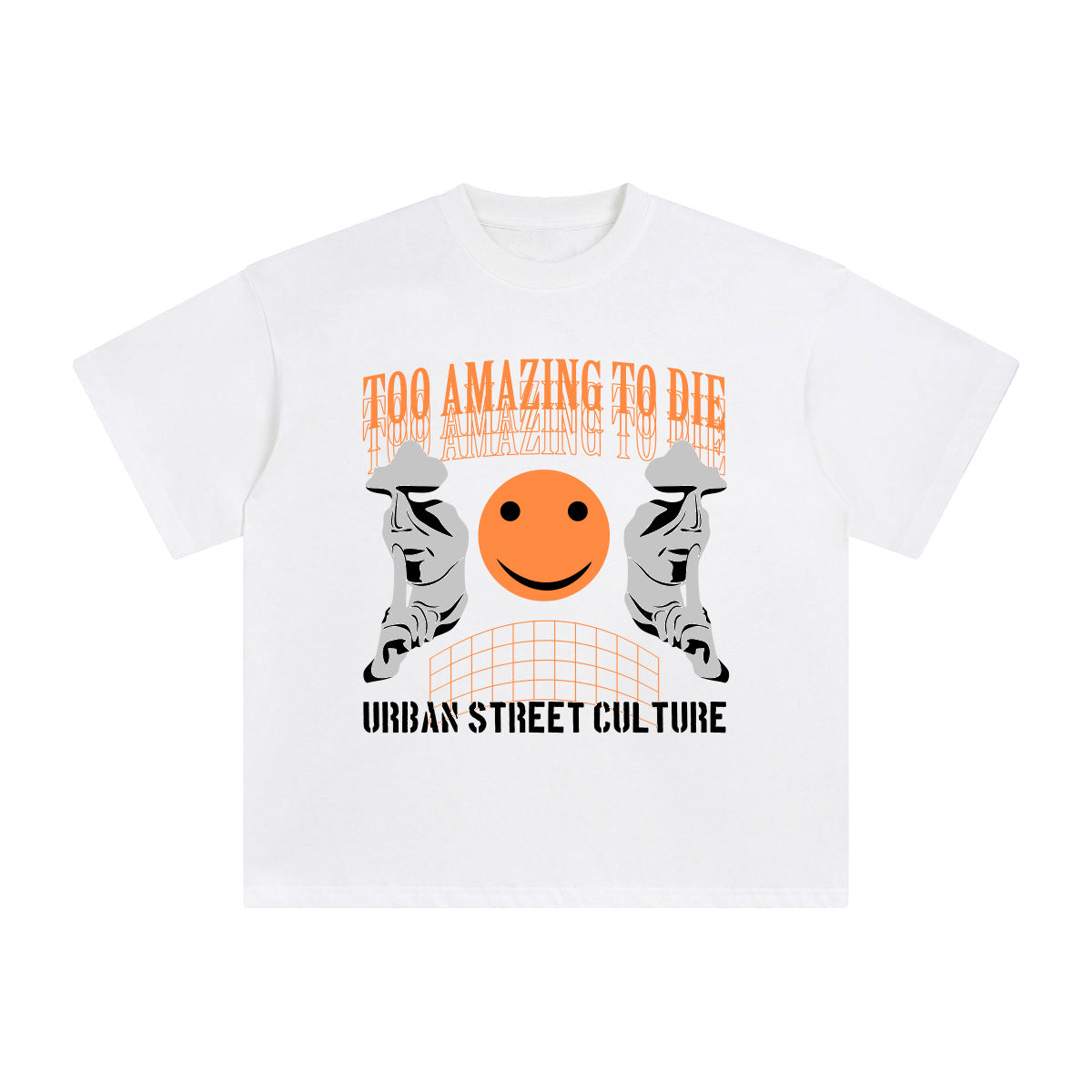 Too Amazing to Die Abstract Graphic Tee-INNBLAC Fashion Apparel
