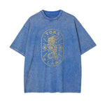 Tora Japanese Kanji Graphic Washed Tee-INNBLAC Fashion Apparel