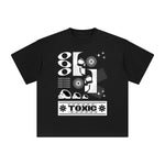 Toxic Abstract Graphic Tee-INNBLAC Fashion Apparel