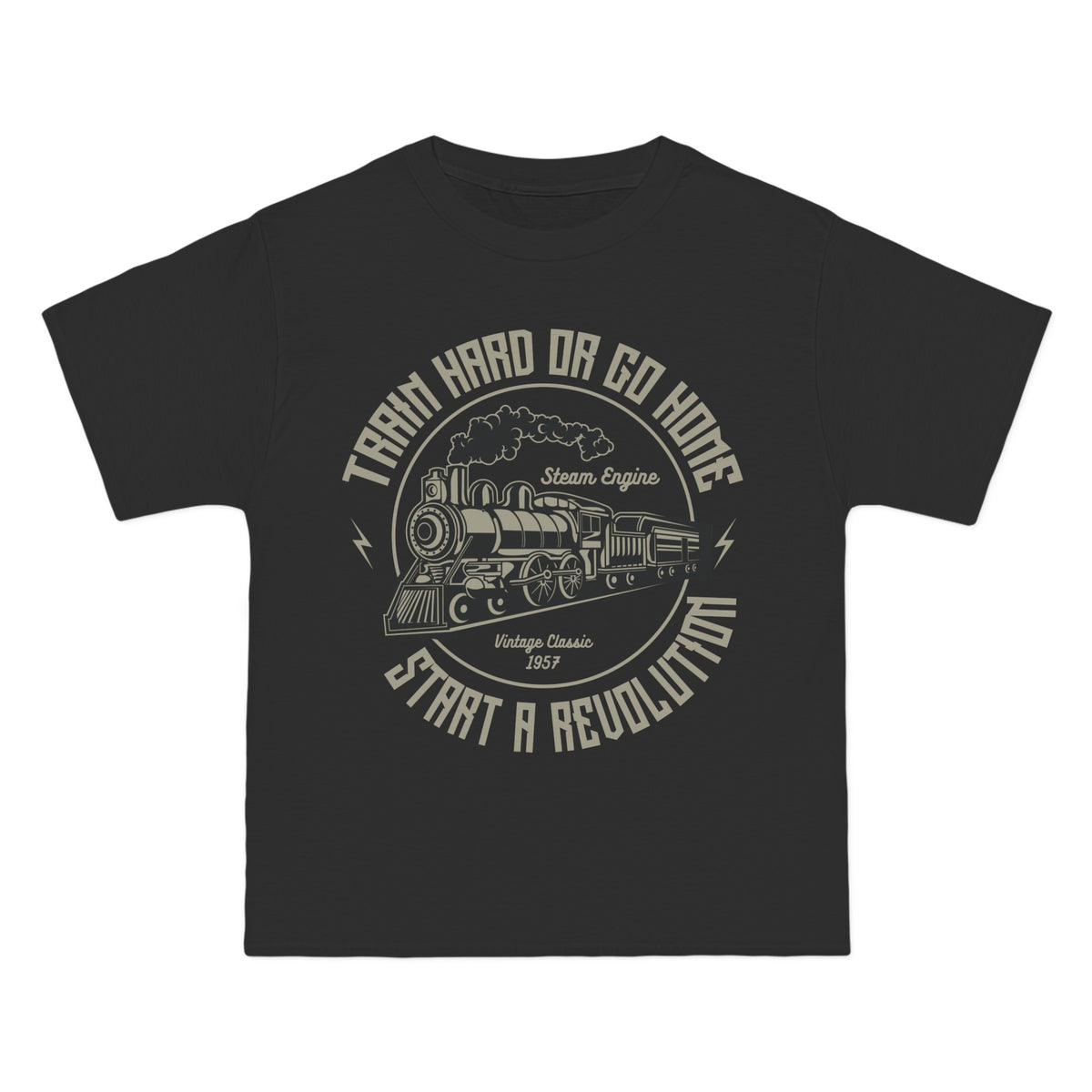 Train Retro Graphic T Shirt-INNBLAC Fashion Apparel
