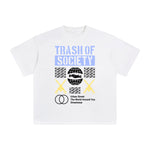 Trash of Society Abstract Graphic Tee-INNBLAC Fashion Apparel