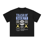 Trash of Society Abstract Graphic Tee-INNBLAC Fashion Apparel