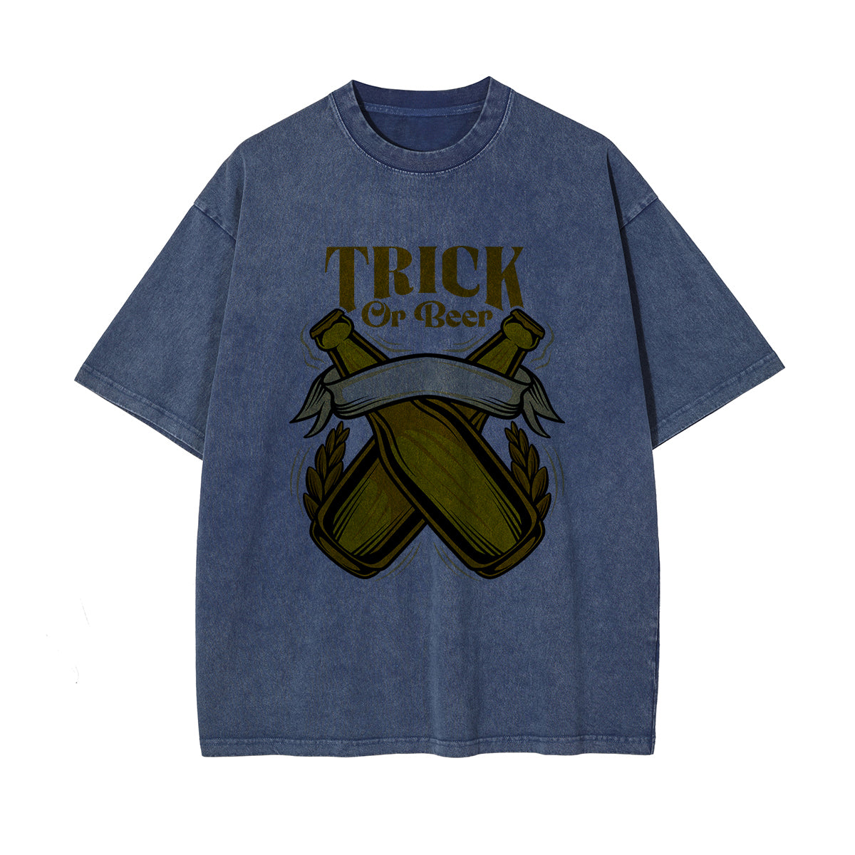 Trick Or Beer Graphic T Shirt-INNBLAC Fashion Apparel