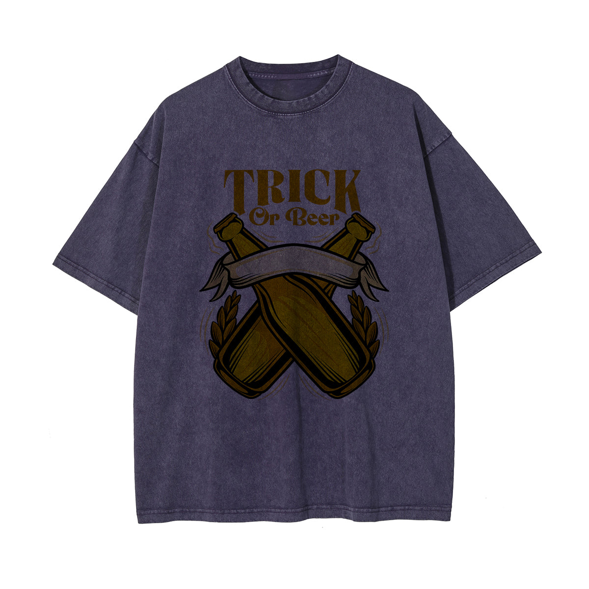 Trick Or Beer Graphic T Shirt-INNBLAC Fashion Apparel