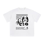 Trust Abstract Art Graphic T Shirt-INNBLAC Fashion Apparel