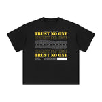 Trust No One Abstract Graphic Tee-INNBLAC Fashion Apparel