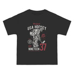USA Hockey Retro Graphic Tee-INNBLAC Fashion Apparel
