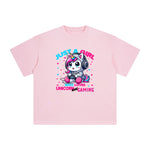 Unicorn And Gaming Anime Graphic Tee-INNBLAC Fashion Apparel