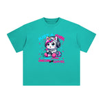 Unicorn And Gaming Anime Graphic Tee-INNBLAC Fashion Apparel