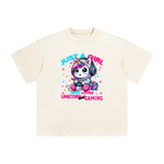 Unicorn And Gaming Anime Graphic Tee-INNBLAC Fashion Apparel