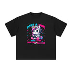 Unicorn And Gaming Anime Graphic Tee-INNBLAC Fashion Apparel