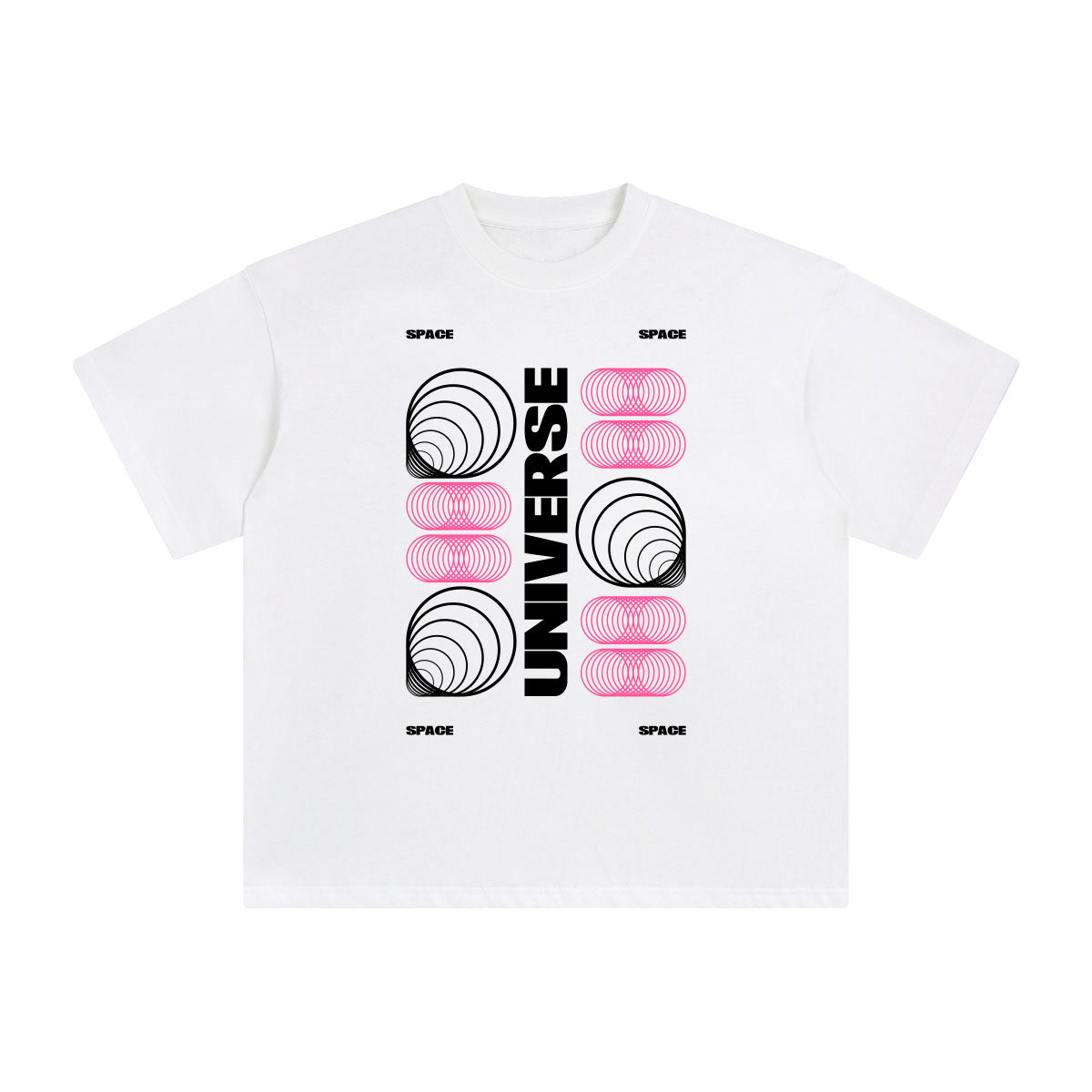 Universe Abstract Graphic Tee-INNBLAC Fashion Apparel