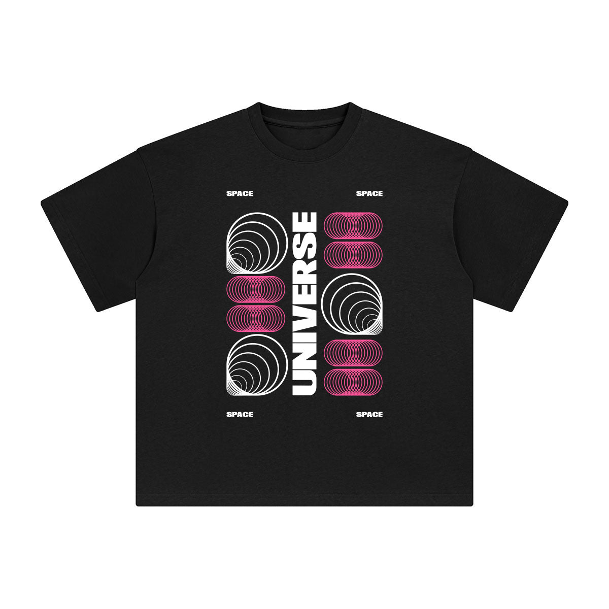 Universe Abstract Graphic Tee-INNBLAC Fashion Apparel