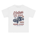 Vintage lron Graphic T Shirt-INNBLAC Fashion Apparel
