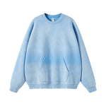 Washed French Terry Kangaroo Pocket Sweatshirt-INNBLAC Fashion Apparel