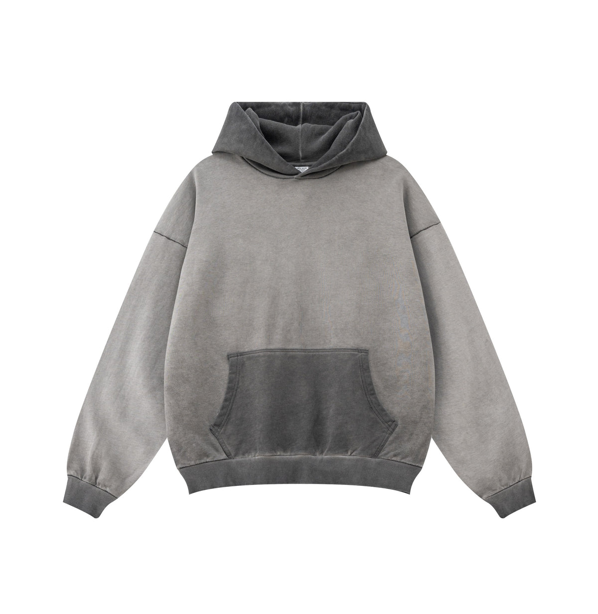 Washed Kangaroo Pocket Hoodie-INNBLAC Fashion Apparel