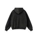 Stone Washed Hoodie Drop Shoulder-INNBLAC Fashion Apparel