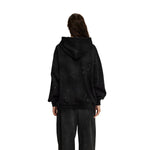 Women's Acid Wash Faded Ripped Hoodie-INNBLAC Fashion Apparel