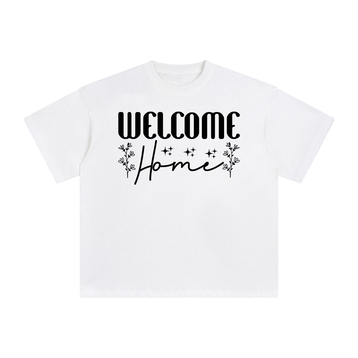 Welcome Home Graphic Tee-INNBLAC Fashion Apparel