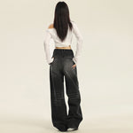 Whiskers Distressed Straight Leg Jeans-INNBLAC Fashion Apparel