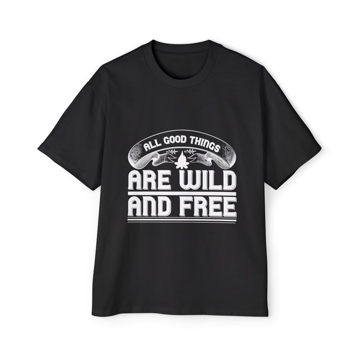 White Slogan Graphic Tee-INNBLAC Fashion Apparel