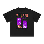 Wild and Free Abstract Graphic Tee-INNBLAC Fashion Apparel