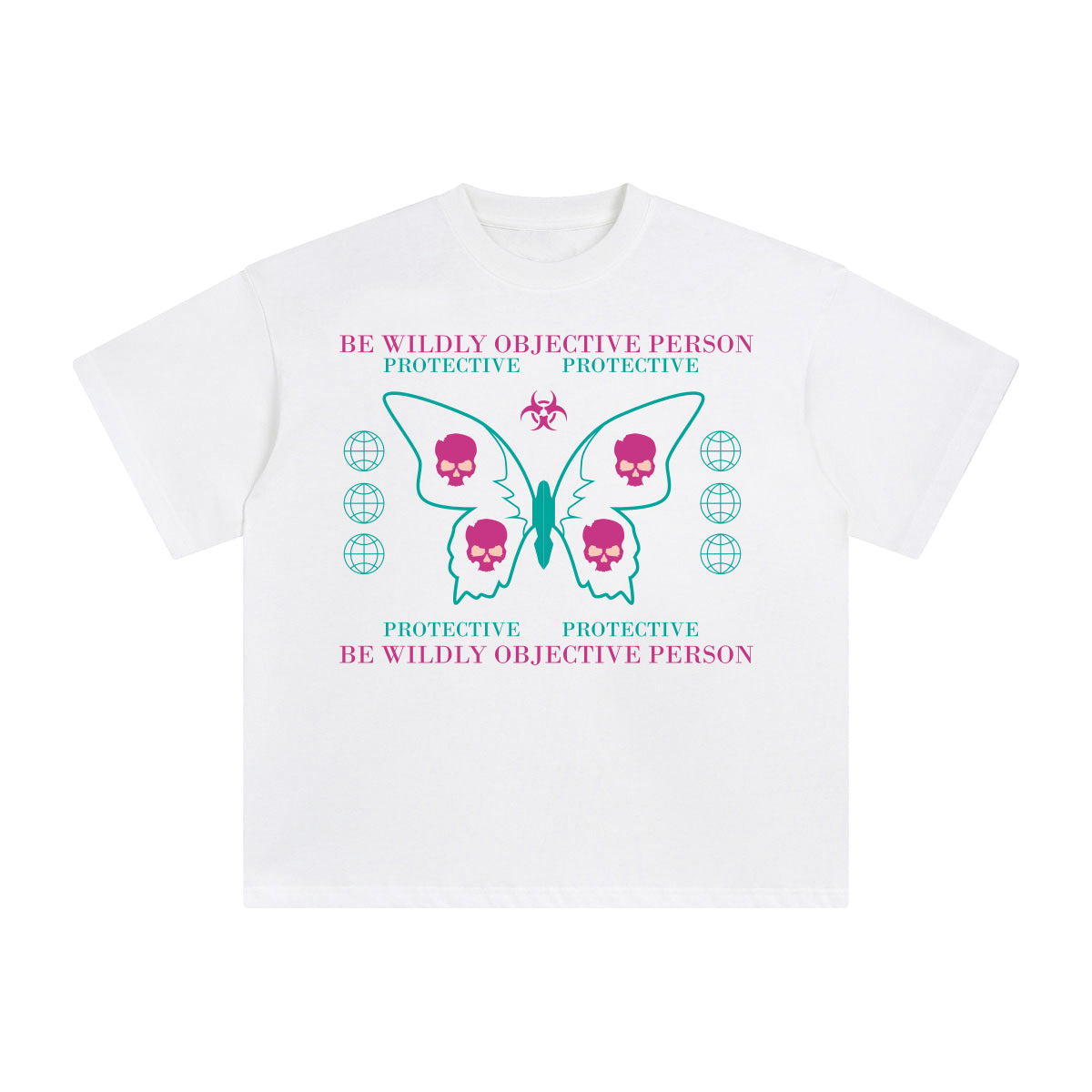 Wildly Objective Abstract Graphic Tee-INNBLAC Fashion Apparel