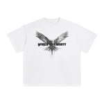 Wings of Liberty Eagle Graphic Tee-INNBLAC Fashion Apparel