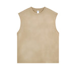Women's Acid Wash Sleeveless T Shirt 7.5oz-INNBLAC Fashion Apparel