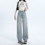 Women's Baggy Faded Jeans-INNBLAC Fashion Apparel
