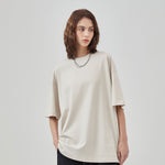 Women's Drop Shoulder Basic Tee 6.7oz-INNBLAC Fashion Apparel
