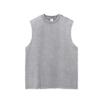 Women's Frayed Sleeveless T Shirt 8oz-INNBLAC Fashion Apparel