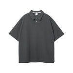 Women's Heavyweight Waffle-knit Polo Shirt 9.7oz-INNBLAC Fashion Apparel