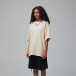 Women's Raw Edge 100 Cotton T Shirt 9oz-INNBLAC Fashion Apparel