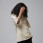 Women's Raw Edge 100 Cotton T Shirt 9oz-INNBLAC Fashion Apparel