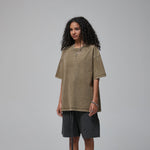 Women's Stone Wash Boxy T Shirt 8oz-INNBLAC Fashion Apparel