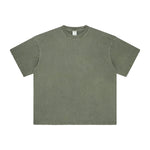 Women's Stone Wash Frayed T Shirt 7.5oz-INNBLAC Fashion Apparel