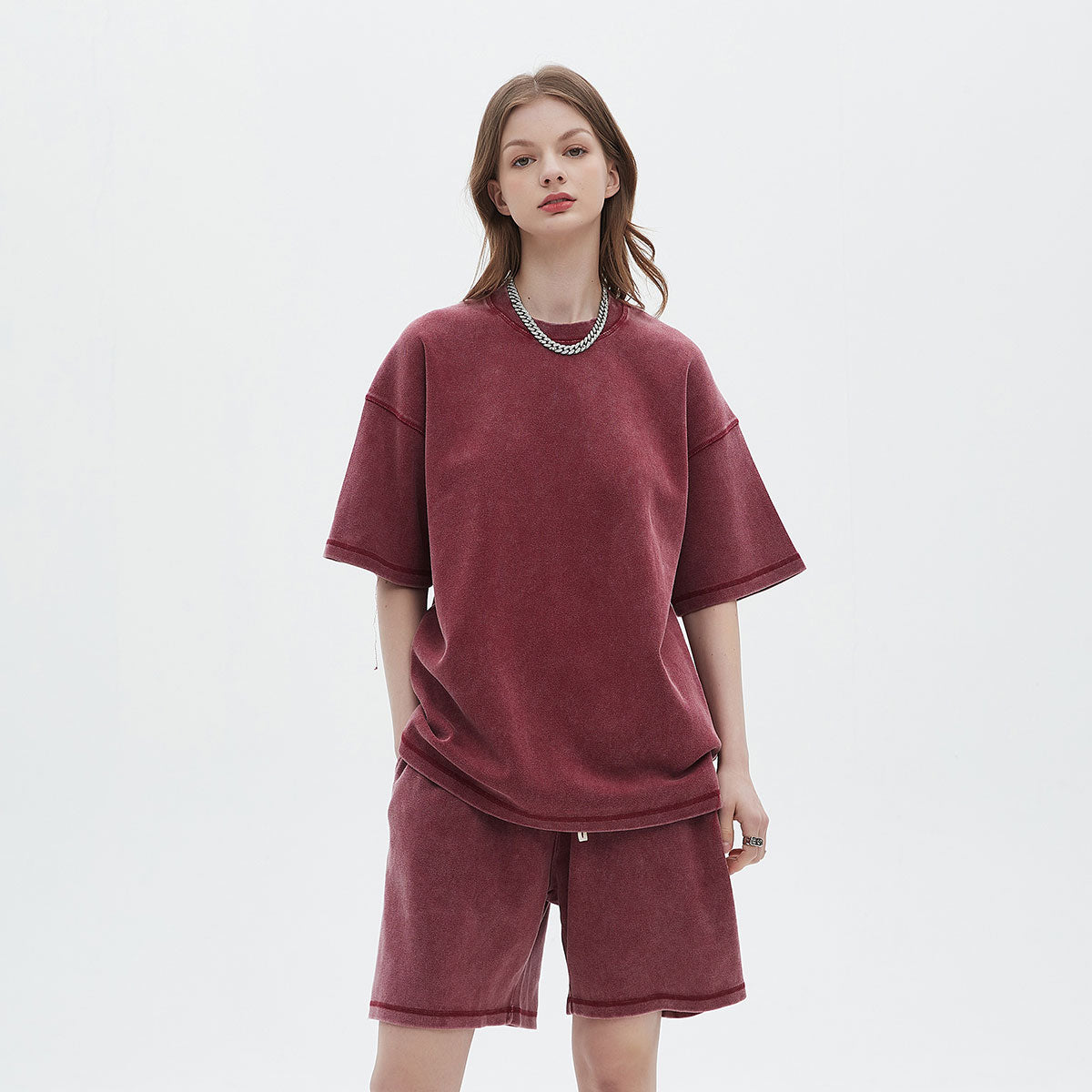 Women's Ultra Heavyweight Oversized Tee 12oz-INNBLAC Fashion Apparel