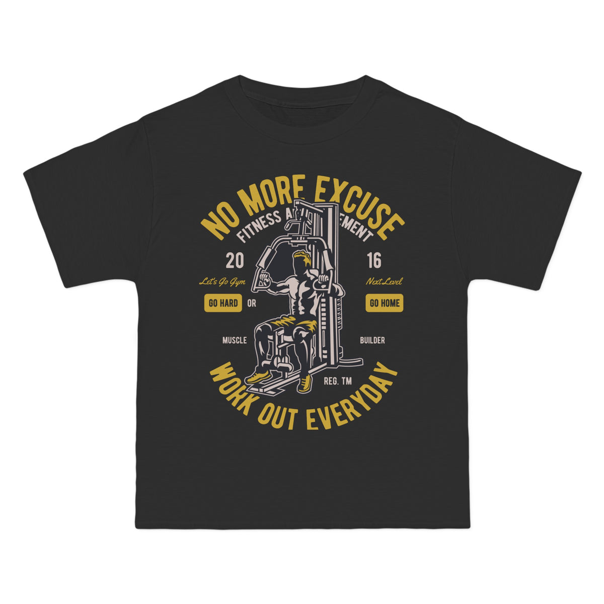 Work Out Everyday Graphic Tee-INNBLAC Fashion Apparel