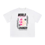 World Changer Abstract Graphic Tee-INNBLAC Fashion Apparel