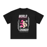 World Changer Abstract Graphic Tee-INNBLAC Fashion Apparel