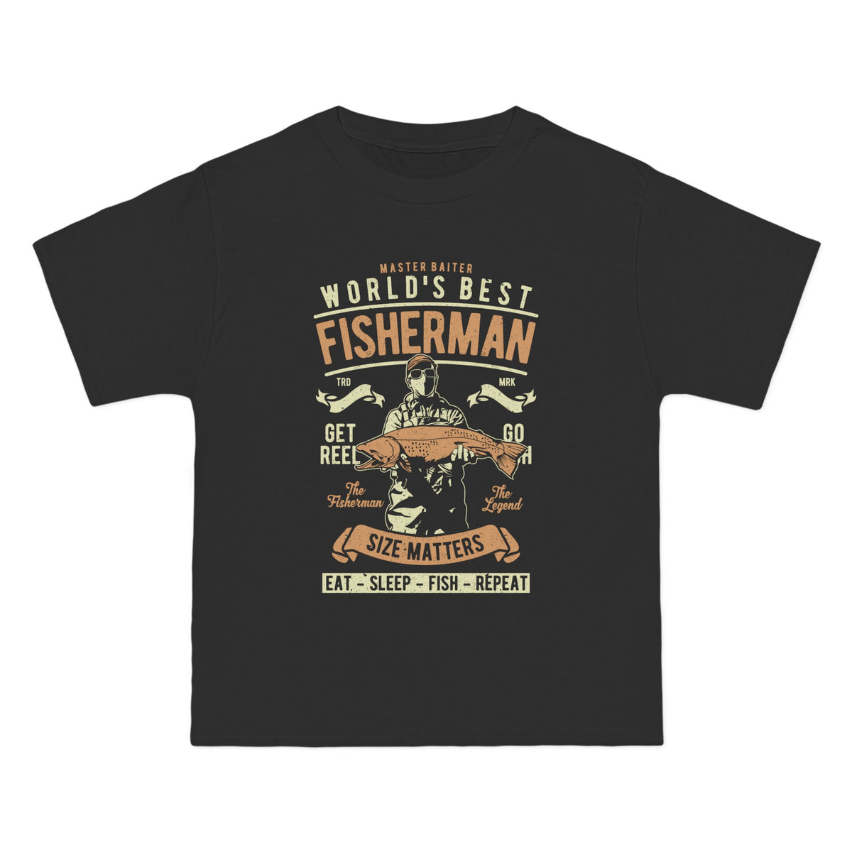 World's Best Fisherman Graphic Tee-INNBLAC Fashion Apparel