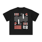 Worrier Abstract Graphic Tee-INNBLAC Fashion Apparel