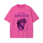 Y2K Japanese Graphic Washed Tee-INNBLAC Fashion Apparel