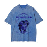 Y2K Japanese Graphic Washed Tee-INNBLAC Fashion Apparel