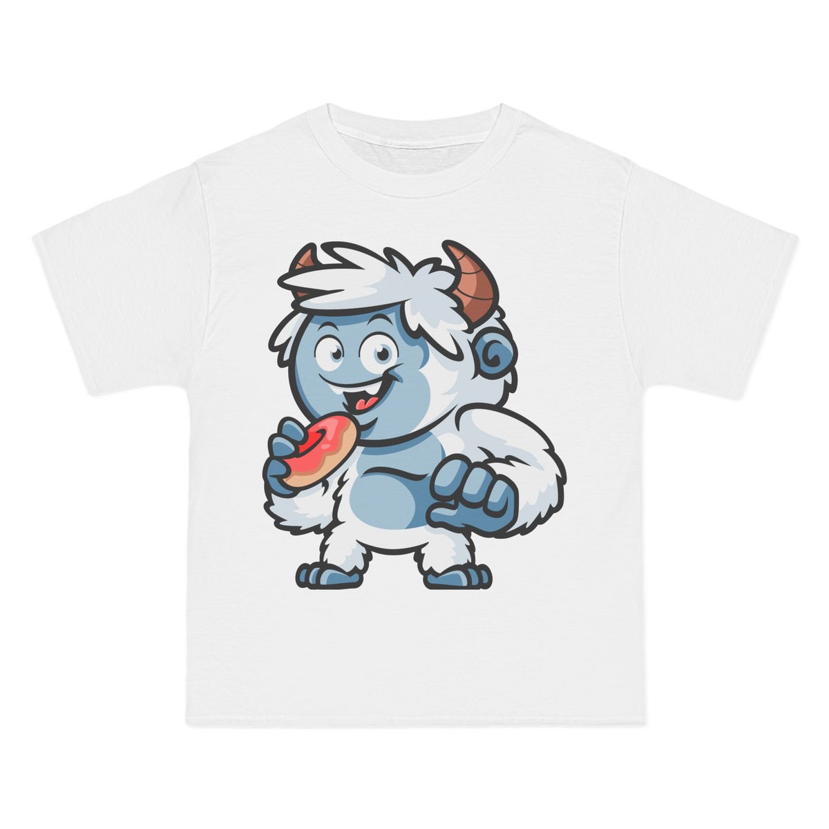 Yeti Cartoon Graphic T Shirt-INNBLAC Fashion Apparel