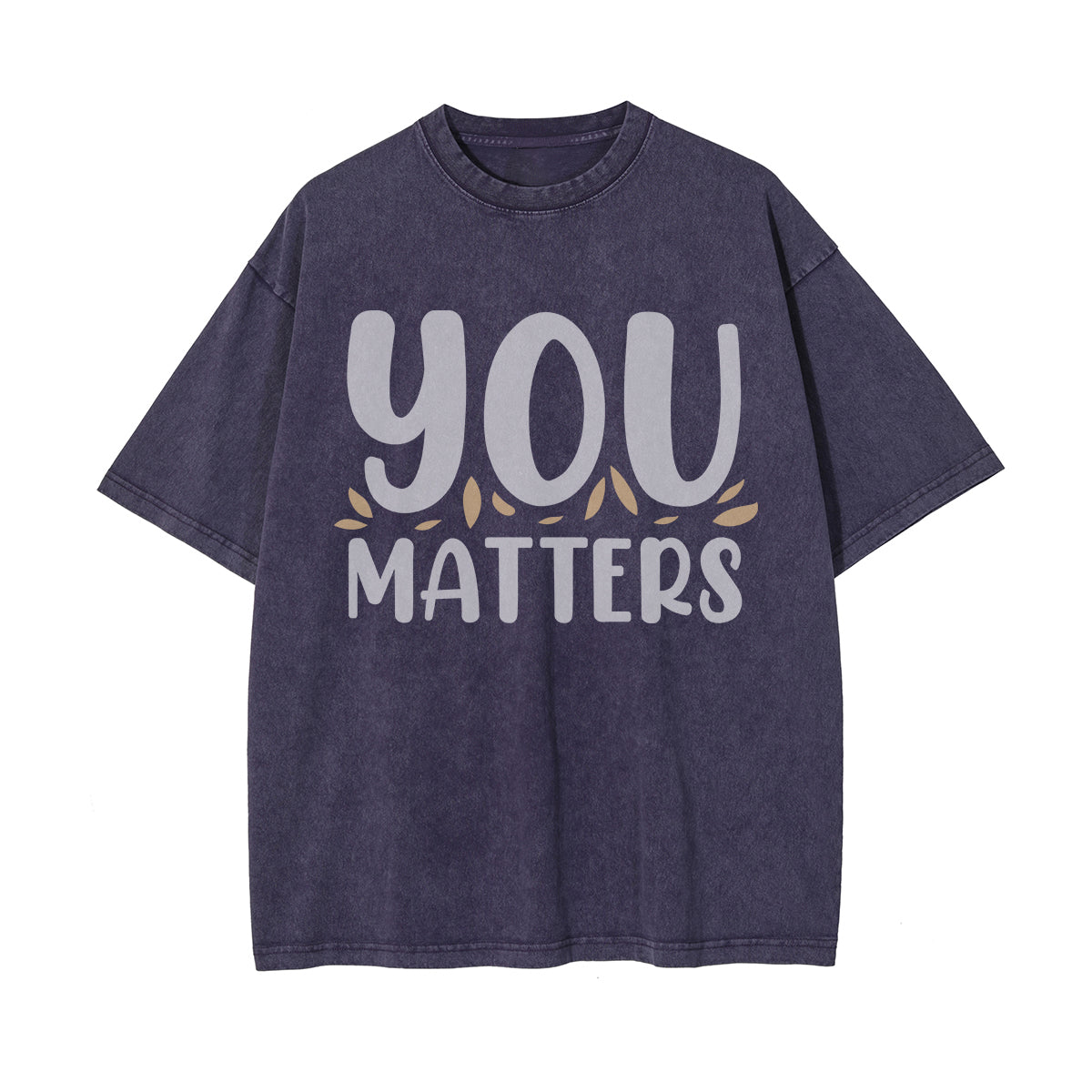 You Matters Graphic Washed Tee-INNBLAC Fashion Apparel